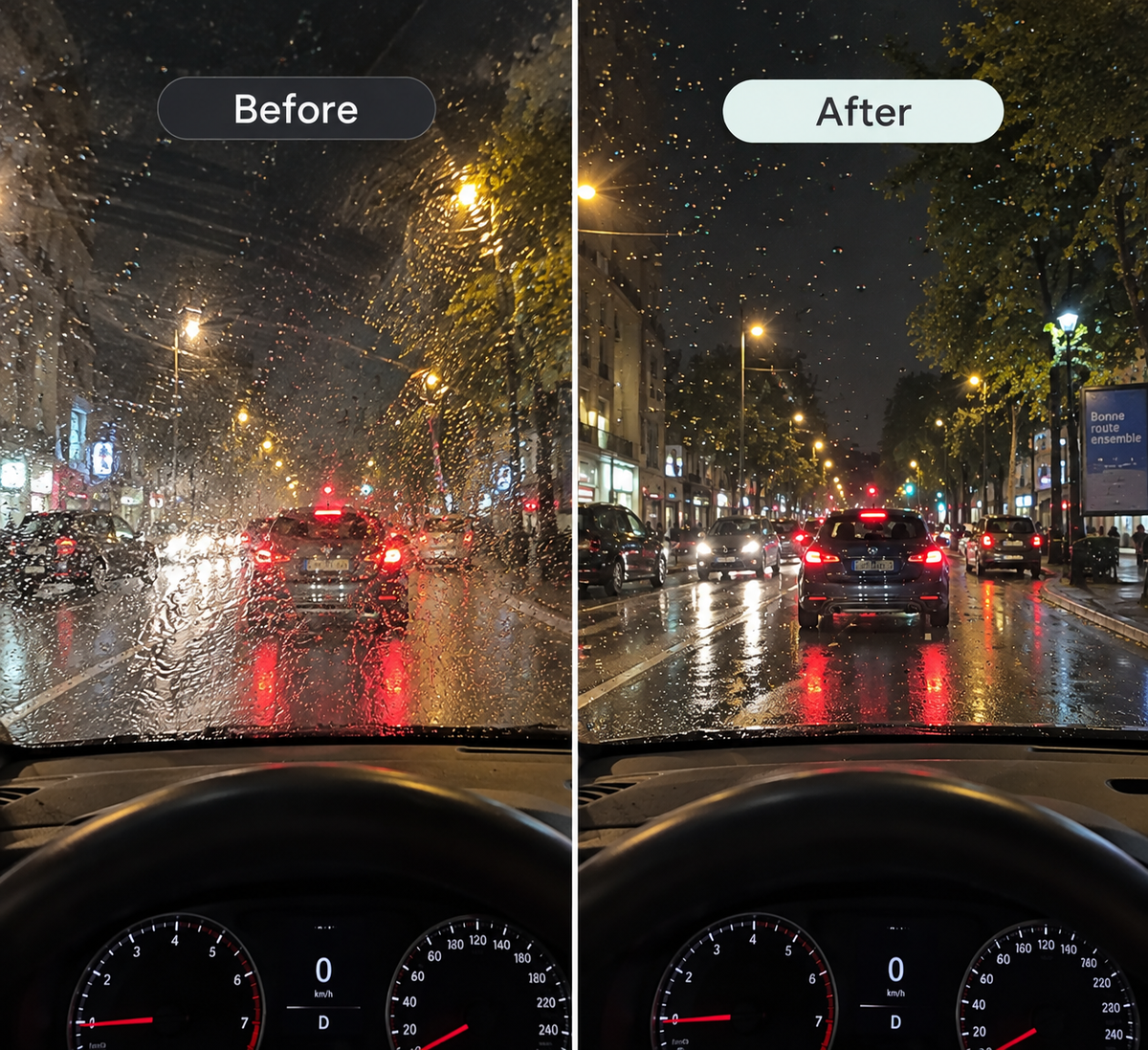 ClearShield™ — All-in-One Windshield Treatment