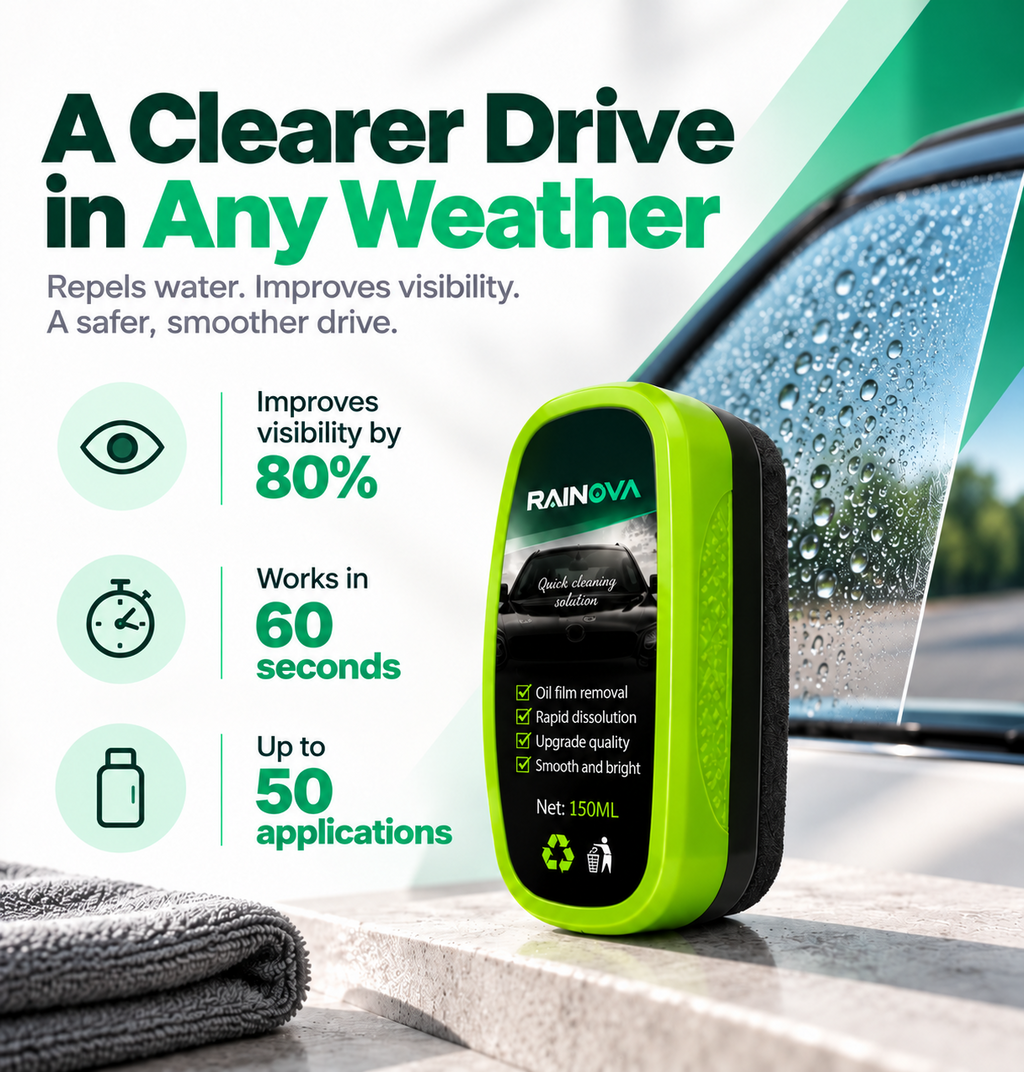 ClearShield™ — All-in-One Windshield Treatment
